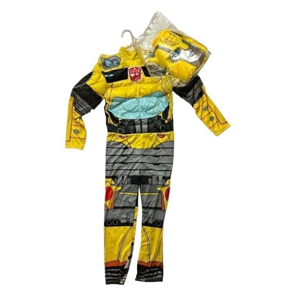 Transformer Bumblebee Halloween Costume SZ M Pretend Cosplay Theater Cars - Picture 2 of 5